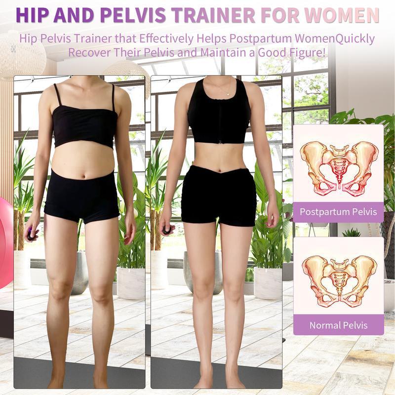 Thigh Master Hip Trainer Kegel Exerciser - Pelvic Floor Trainer for Postpartum Rehabilitation,Leg Fitness, Inner Thigh & Thigh Toner Workout, Ideal for Postpartum Recovery 3Pcs