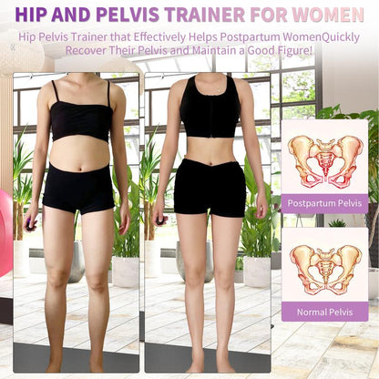 Thigh Master Hip Trainer Kegel Exerciser - Pelvic Floor Trainer for Postpartum Rehabilitation,Leg Fitness, Inner Thigh & Thigh Toner Workout, Ideal for Postpartum Recovery 3Pcs