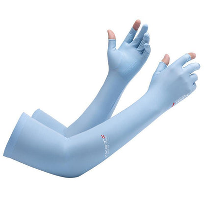 Breathable Sunscreen Arm Sleeve, 1 Pair Multipurpose Cooling Arm Sleeve for Men & Women, Outdoor Sun Protection Arm Sleeves for Cycling, Climbing, Sports, Birthday Gift, Outdoor Accessories Summer Gift, Gym Accessories