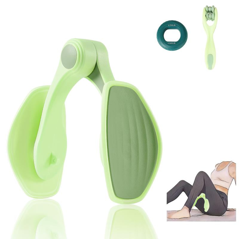 Thigh Master Hip Trainer Kegel Exerciser - Pelvic Floor Trainer for Postpartum Rehabilitation,Leg Fitness, Inner Thigh & Thigh Toner Workout, Ideal for Postpartum Recovery 3Pcs