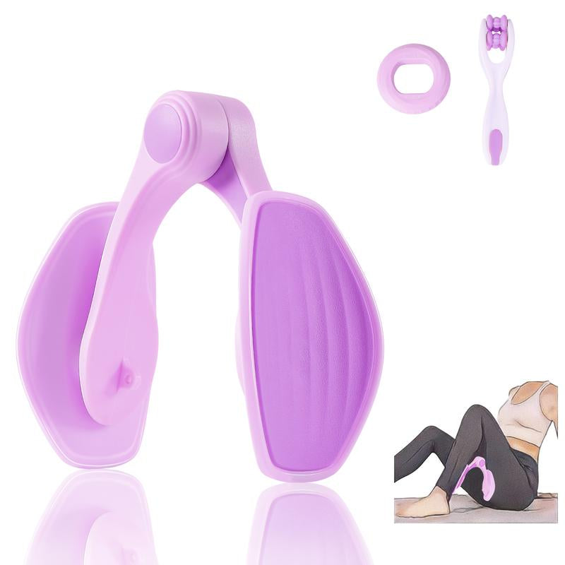 Thigh Master Hip Trainer Kegel Exerciser - Pelvic Floor Trainer for Postpartum Rehabilitation,Leg Fitness, Inner Thigh & Thigh Toner Workout, Ideal for Postpartum Recovery 3Pcs